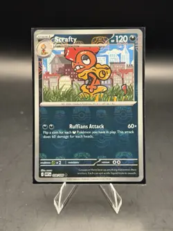 Scrafty 058/086 (Master Ball Pattern) SV: White Flare - Pokemon TCG (NM) - Image 1