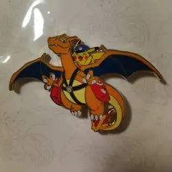 Special Delivery Charizard Pin w/ Pikachu Pokemon Center Exclusive RARE OOS - Image 3