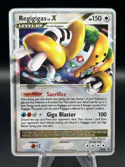 Pokemon TCG Regigigas LV.X #DP30 Diamond and Pearl Holo - Image 1