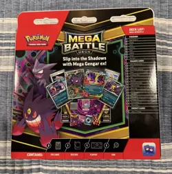 Pokemon TCG Mega Battle Deck Mega Gengar Ex BRAND NEW SEALED Haunter 027 promo - Image 2