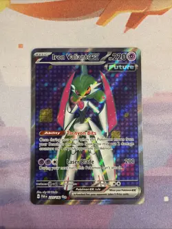 Pokemon TCG Paradox Rift - Iron Valiant EX 225/182 Full Art Holo - Image 1