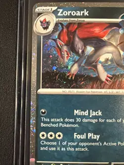 Zoroark 062/086 - White Flare Stamped Promo - Pokemon TCG - Cosmos 2x SWIRL - Image 3