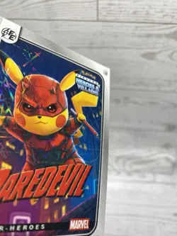 Pikachu as Daredevil #10 Lazer Holo Marvel Heroes & Villains Non-Pokemon Fan Art - Image 3