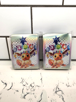 Prismatic Evolutions Sleeves (2 Packs Of 65) Pokemon TCG Eevee ETB Sleeves - Image 1