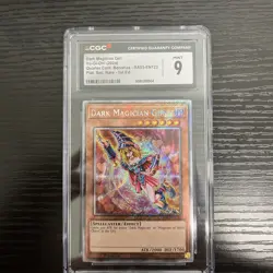 Yu-Gi-Oh Dark Magician Girl RA03-EN123 Platinum Secret Rare 1st Edition CGC 9 - Image 1