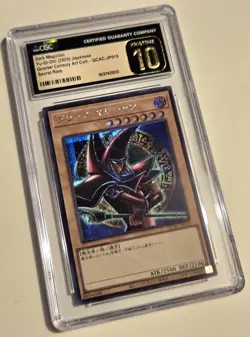 2025 YU-GI-OH! Dark Magician QCAC-JP018 JPN Secret Rare CGC PRISTINE 10 - Image 2