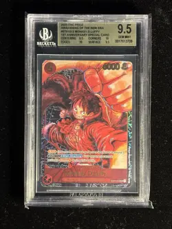 One Piece Awakening Monkey D. Luffy 1st Anniversary Special ST01-012 BGS 9.5 Gem - Image 1
