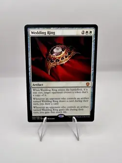 2021 Wedding Ring #32 (NM) Crimson Vow VOC Magic Card MTG Mint Unplayed Rare - Image 1