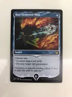 Blue Elemental Blast Jace Signature Spellbook MTG Magic Card NM Near Mint SS1 - Image 1