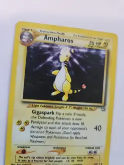 Ampharos Neo Holo Base Pokemon Card WOTC - Image 2