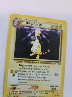 Ampharos Neo Holo Base Pokemon Card WOTC - Image 3