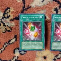 Yugioh 3 x Crystal Abundance - FOTB-EN035 - Common - 1st Ed - Playset - VLP Card - Image 2