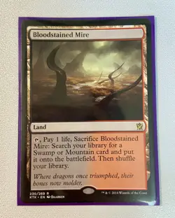 Bloodstained Mire - Magic the Gathering - Khans of Tarkir - Image 1