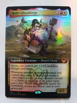 Pack Fresh MTG Strixhaven Extended art FOIL 344 Hofri Ghostforge - Image 1