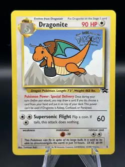 Dragonite Black Star Promo #5 Stamped - Pokemon The First Movie - Pokemon TCG - Image 1