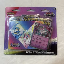 Pokemon TCG Scarlet Violet Prismatic Evolutions Tech Sticker Collection Sylveon - Image 1
