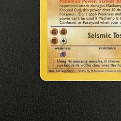 Pokemon TCG Machamp Deck Exclusives 1st Edition Holo Rare 008/102 - DMG - Image 5