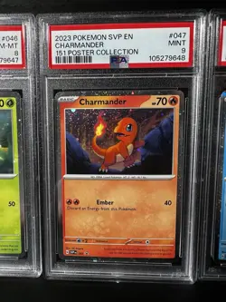 Pokemon 151 TCG SEQUENTIAL Charmander, Squirtle, Bulbasaur PSA 8, 9, 10 Promo - Image 3