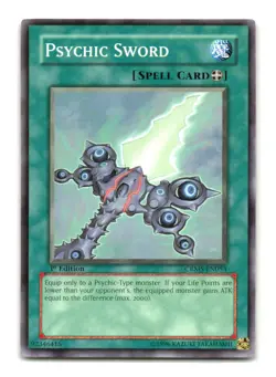 Psychic Sword - CRMS-EN054 1st Edition - YuGiOh-LP - Image 1