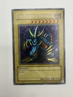 Tri-Horned Dragon LOB-000 The Legend of Blue Eyes White Dragon Unlimited - Image 1