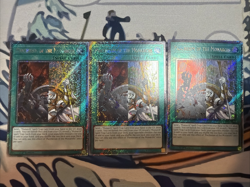 Yugioh Pantheism of the Monarchs Platinum Secret Rare RA04-EN261 x3 Near Mint - Image 1