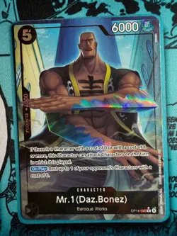 One Piece TCG-Mr. 1 (Daz Bonez) OP14-090 Alt Art-The Azure Sea's Seven-NM - Image 1