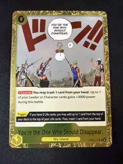 One Piece The Best Vol. 2 You're the One Who Should Disappear OP06-115 Foil NM - Image 1