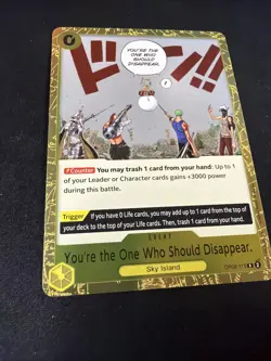 One Piece The Best Vol. 2 You're the One Who Should Disappear OP06-115 Foil NM - Image 2