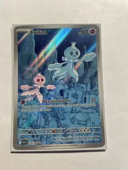 Pokemon Frillish Illustration Rare Holo SV White Flare 126/086 English TCG Card - Image 1