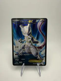 Pokemon TCG Mewtwo EX Full Art Ultra Rare Card Breakthrough 157/16 NM - Image 1