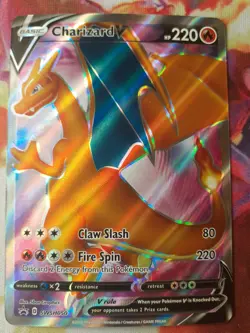 Pokemon Card TCG - Charizard V SWSH050 Black Star Promo Champions Path LP-NM - Image 1