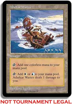 Adarkar Wastes (Oversized 6X9) Promo PLD Land Special MAGIC MTG CARD ABUGames - Image 1