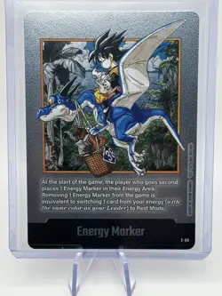Dragon Ball Super Card Game Bandai Son Goku Foil Energy Marker Card E-86 - Image 1