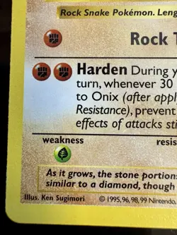 Pokemon TCG: 1999 Onix-56/102 SHADOWLESS- Vintage Pokemon Card-Base Set - Image 4