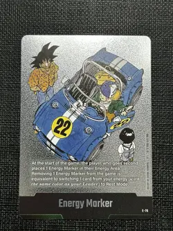 Energy Marker E-76 Silver Manga Booster 02 Dragon Ball Card English - Image 1