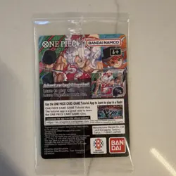 Bandai Namco One Piece CCG Monkey.D.Luffy US Voyage Promo Holo Card ED056 E4 - Image 2