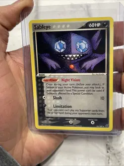 Pokemon Sableye - 23/107 - Rare EX Deoxys MP+ Pokemon Card Vintage Vtg 2005 TCG - Image 1