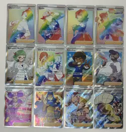 Pokemon TCG Sword & Shield Era Secret Rare & Full Art Trainer Supporter Card Lot - Image 1