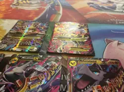 Pokemon Card Lot Full Art Alt Art Fire Mewtwo Alakazam Aerodactyl - Image 2