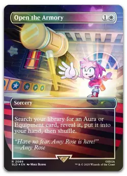 Open the Armory (2089) (Rainbow Foil) #2089 (NM) Secret Lair Drop SLD Magic MTG - Image 1