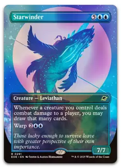 Starwinder (0291) (Borderless) #291 (Foil) (NM) Edge of Eternities EOE Magic MTG - Image 1