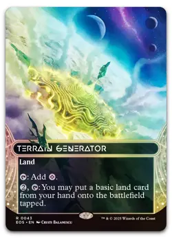 Terrain Generator (0043) (Borderless) #43 (Foil) NM Edge of Eternities Magic MTG - Image 1