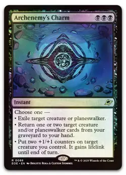 Archenemy's Charm #88 (Foil) (NM) Edge of Eternities EOE Magic MTG - Image 1