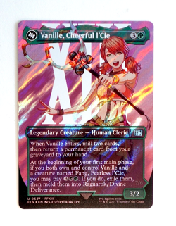 Vanille, Cheerful L'Cie Final Fantasy MTG ~ #537 Borderless NM Surge Foil - Image 1