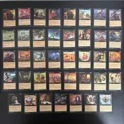 Near Complete Set Magic the Gathering MTG bulk lot fym0 mirage 2 EN - Image 4