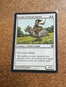 Magic The Gathering # Knight Of Meadowgrain - Image 1