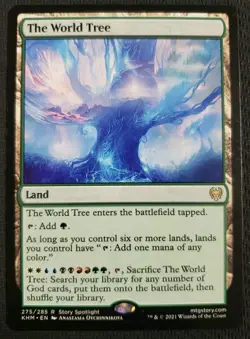 MTG *The World Tree X1* (NM) Kaldheim Magic The Gathering - Image 1