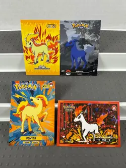 Pokemon Lot of Cards and Stickers All Ponyta #77 Ponyta Only Pokemon Lot of 20 - Image 4