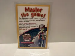 Vtg 1999 Pokemon TCG Launch Collector Card Promo Master the Game - Image 1