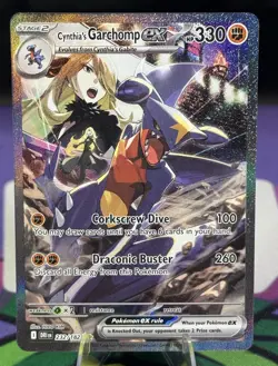 Pokemon TCG Cynthia's Garchomp EX 232/182 Destined Rivals English NM - Image 1